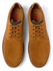 Camper Leder-Schnürschuhe in Hellbraun
