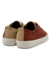 Camper Leder-Sneakers in Rot/ Beige