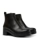 Camper Leder-Ankle-Boots in Schwarz