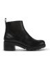Camper Leder-Ankle-Boots in Schwarz