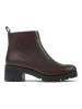 Camper Leder-Ankle-Boots in Braun