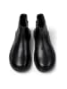 Camper Leder-Ankle-Boots in Schwarz