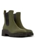 Camper Leder-Chelsea-Boots in Khaki