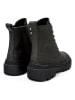 Camper Leder-Boots in Khaki/ Schwarz