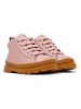 Camper Leder-Ankle-Boots in Rosa