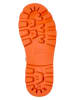 Camper Leren boots zwart/oranje