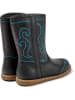 Camper Leder-Boots in Schwarz