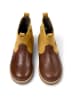 Camper Leder-Boots in Hellbraun/ Braun