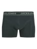 Jack & Jones 3er-Set: Boxershorts in Grau/ Grün/ Schwarz