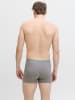 Jack & Jones 3er-Set: Boxershorts "Jacordinary" in Grau/ Braun/ Rot