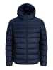Jack & Jones Doorgestikte jas donkerblauw