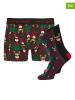 Jack & Jones 3tlg. Geschenkset: Boxershorts & Socken in Bunt