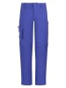 Trollkids Spodnie trekkingowe Zipp-Off "Oppland" - Slim fit - w kolorze fioletowym
