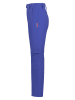 Trollkids Spodnie trekkingowe Zipp-Off "Oppland" - Slim fit - w kolorze fioletowym