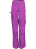 Trollkids Spodnie trekkingowe Zipp-Off "Oppland" - Slim fit - w kolorze fioletowym