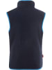Trollkids Fleece bodywarmer "Arendal" donkerblauw/lichtblauw