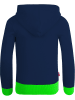Trollkids Sweatvest "Sortland" donkerblauw/groen