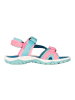 Trollkids Sandalen "Oslofjord" lichtblauw/lichtroze/blauw