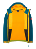 Trollkids Softshelljas "Kristiansand" groen/blauw/oranje