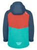 Trollkids 3in1-Regenjacke "Bryggen" in Dunkelblau/ Türkis