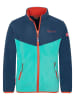 Trollkids 3in1-Regenjacke "Bryggen" in Dunkelblau/ Türkis