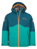 Trollkids Regenjacke "Gjende" in Grün/ Blau/ Orange