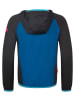 Trollkids Hybride fleece vest "Seiland" zwart/blauw