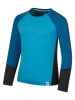 Trollkids Funktionsshirt "Seiland" in Blau/ Schwarz