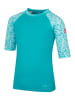 Trollkids Badeshirt "Haukland T" in Hellblau