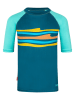Trollkids Badeshirt "Haukland" in Türkis