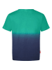 Trollkids Funktionsshirt "Yttersand" in Grün/ Dunkelblau