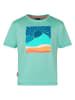 Trollkids Shirt "Falketind T" in Türkis