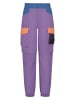 Trollkids Spodnie trekkingowe Zipp-Off "Lillesand" w kolorze fioletowym
