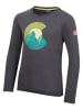 Trollkids Longsleeve "Halsafjord" in Anthrazit