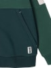 vertbaudet Sweatjacke in Dunkelgrün