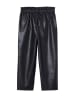 vertbaudet Kunstlederhose in Schwarz