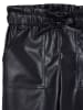 vertbaudet Kunstlederhose in Schwarz
