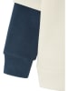 vertbaudet Hoodie crème/donkerblauw