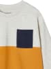 vertbaudet Longsleeve lichtgrijs/oranje