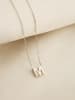 Lodie Silver Zilveren ketting "M" met hanger - (L)43 cm