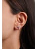 Lodie Silver Zilveren oorstekers met edelstenen