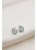 Lodie Silver Srebrne kolczyki-wkrętki z cyrkoniami