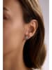 Lodie Silver Rosévergold. Silber-Ohrstecker mit Edelsteinen