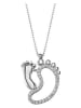 Lodie Silver Zilveren ketting met edelstenen - (L)42 cm
