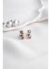 Lodie Silver Zilveren oorstekers met edelstenen