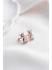 Lodie Silver Zilveren oorstekers met edelstenen