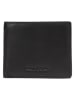 Marc O'Polo Leder-Geldbörse in Schwarz - (B)11 x (H)9 x (T)2 cm