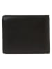 Marc O'Polo Leder-Geldbörse in Schwarz - (B)11 x (H)9 x (T)2 cm