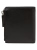 Marc O'Polo Skórzany portfel w kolorze czarnym - 9 x 10 x 2 cm