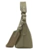 Marc O'Polo Leder-Schultertasche in Oliv - (B)30 x (H)18 x (T)10 cm